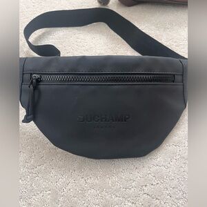 Duchamp London Black Waist Bag NWOT